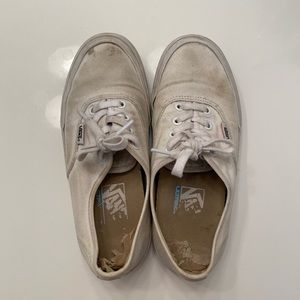 Well-worn ladies vans